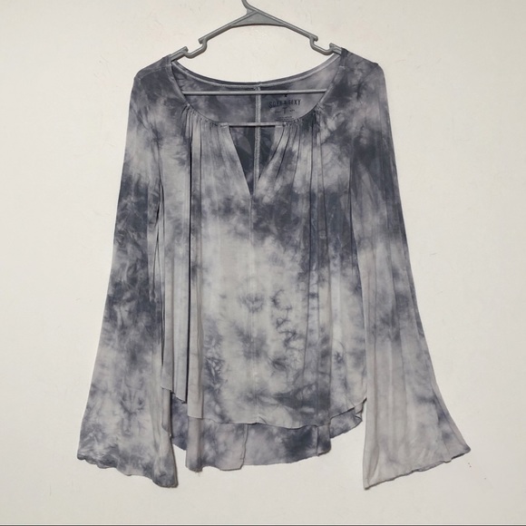 American Eagle Bell Sleeve Top - Picture 1 of 9